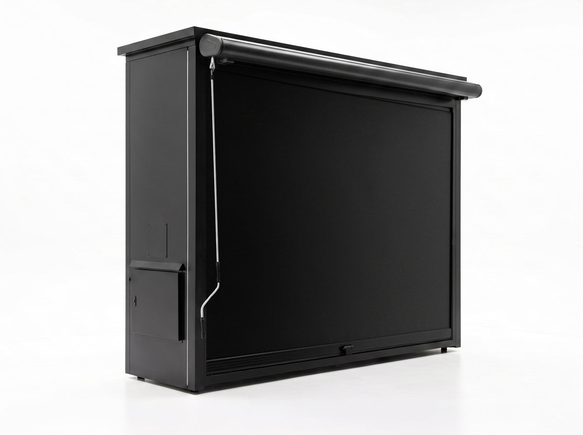 Cuisine extérieure barbecue FRS-M-100R, volet roulant
