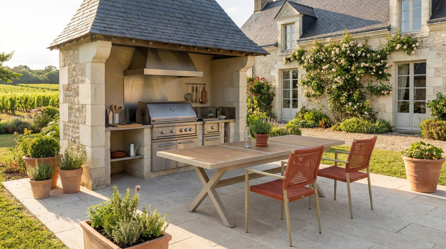 Table de Jardin Extensible Mistral -180/240cm