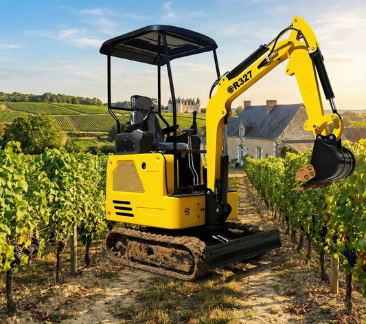 Mini Pelle Hydraulique R327 — Moteur Kubota · Euro 5 · CE