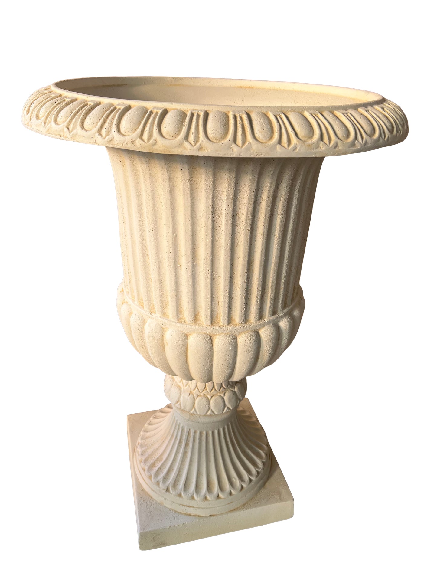 Pot Classique Ivoire Pierre reconstituée 8kgs Ø53 x H80 cm