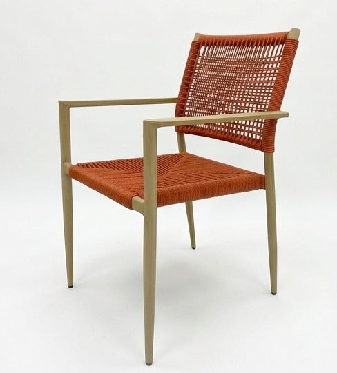 Chaise de Jardin Corde Mistral - Corde Terracotta