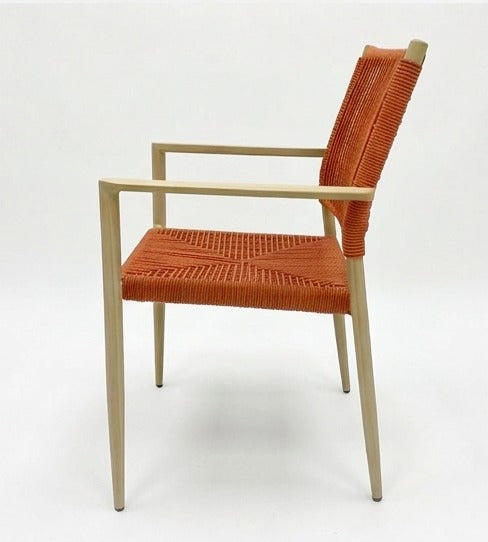 Chaise de Jardin Corde Mistral - Corde Terracotta