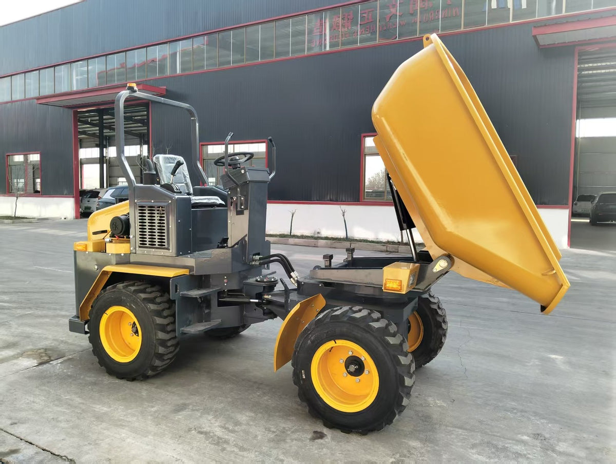 Dumper Sonca YC3T, benne rotative 180°, 3 tonnes, moteur Kubota