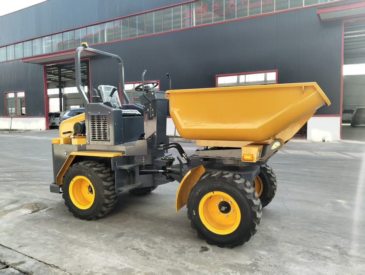 Dumper Sonca YC3T, benne rotative 180°, 3 tonnes, moteur Kubota
