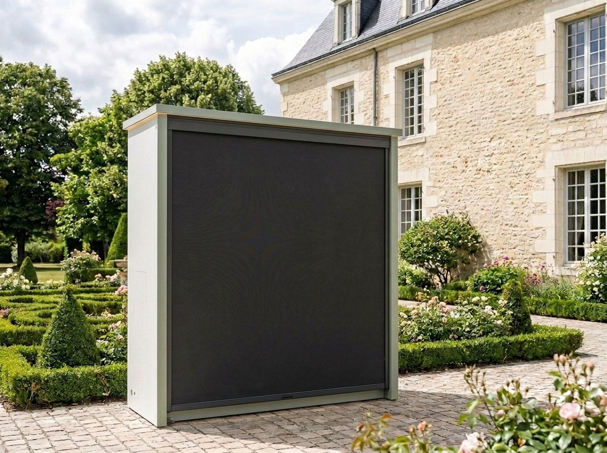 Cuisine extérieure barbecue FRS-M-100R, volet roulant