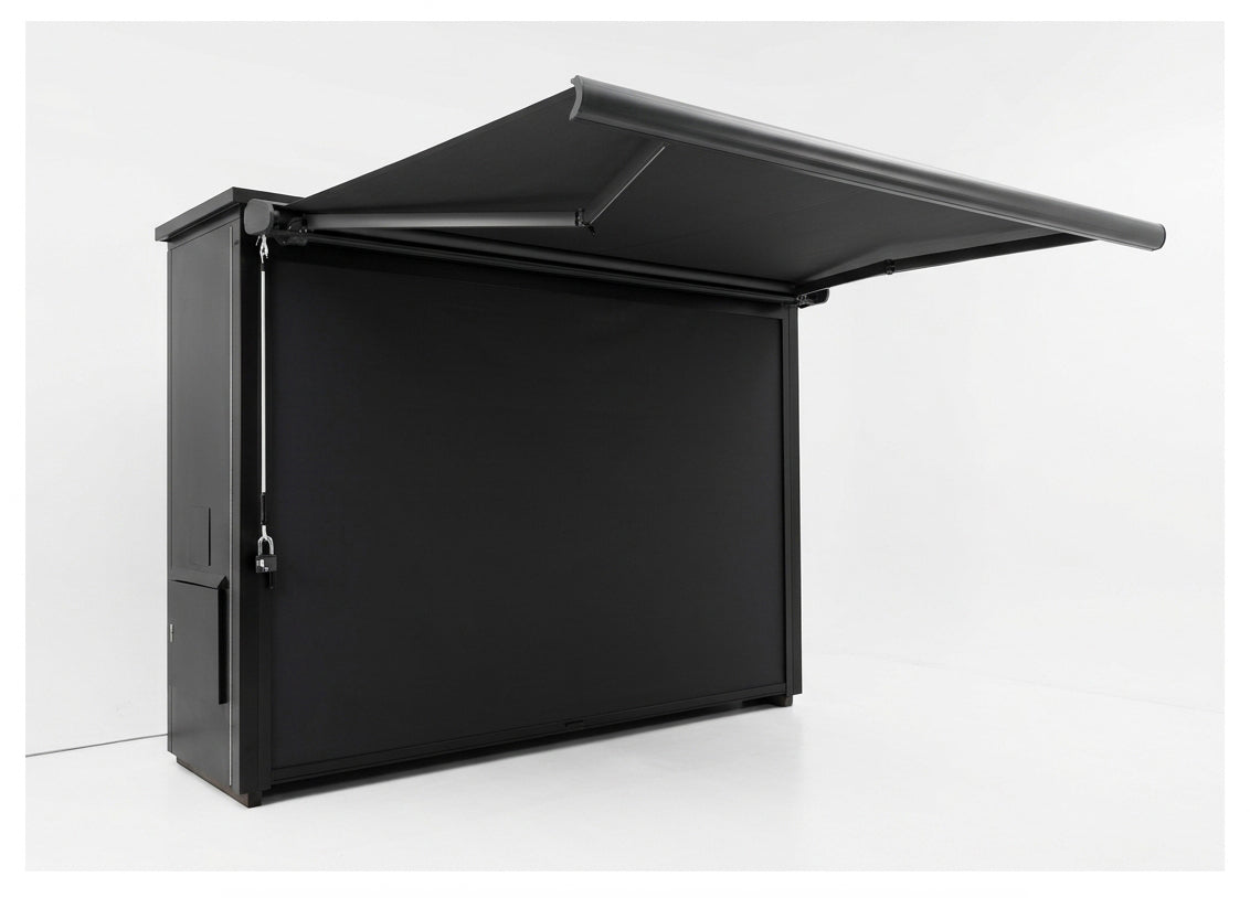 Cuisine extérieure barbecue FRS-S-100R, volet roulant