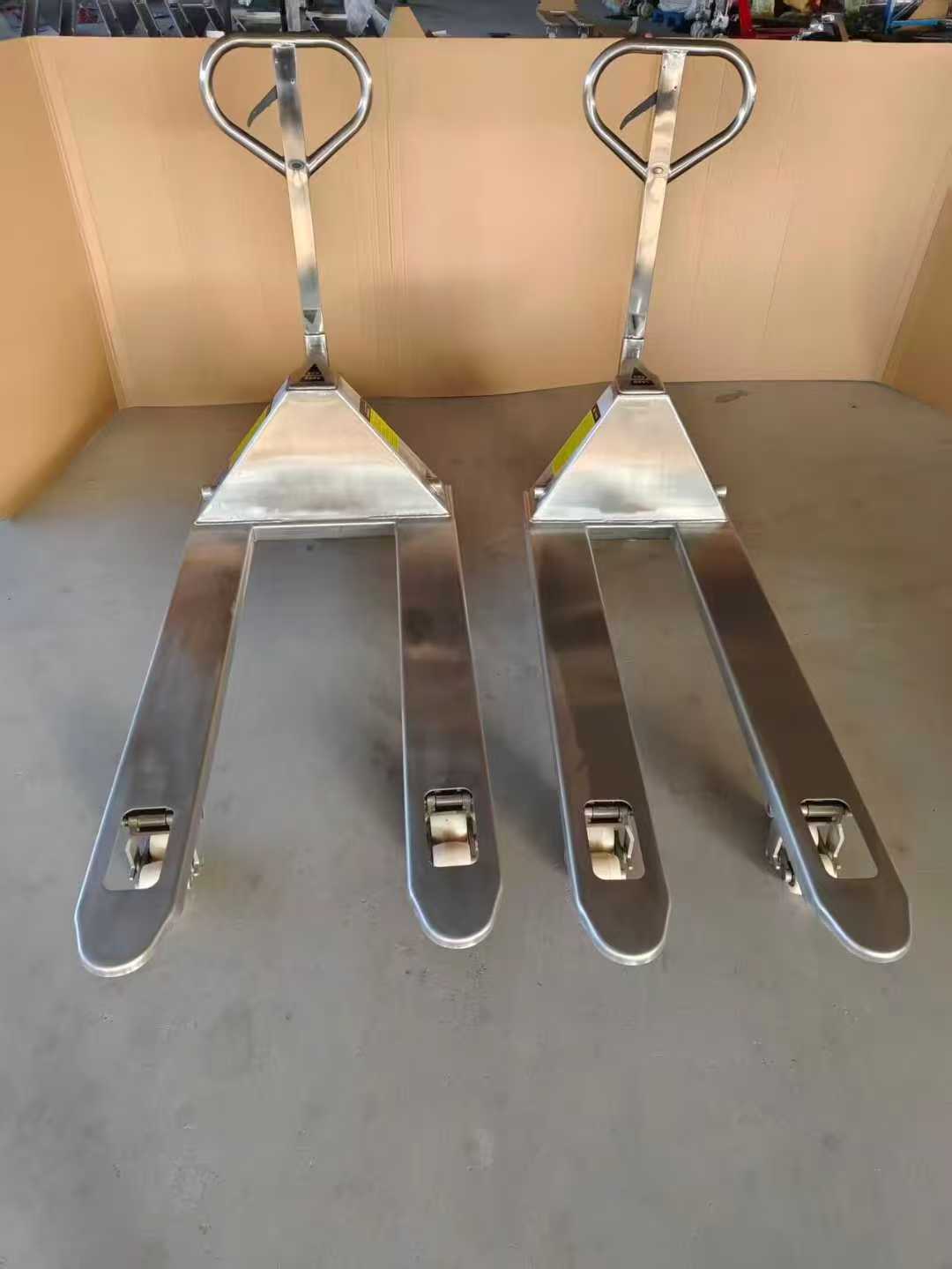 Transpalette inox agroalimentaire résistant corrosion DDP France