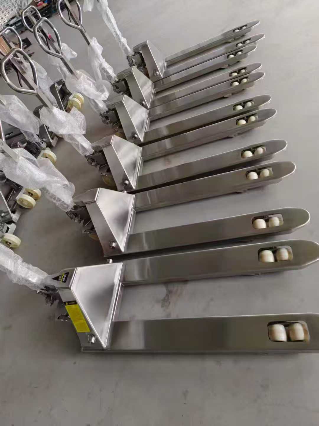 Transpalette inox agroalimentaire résistant corrosion DDP France