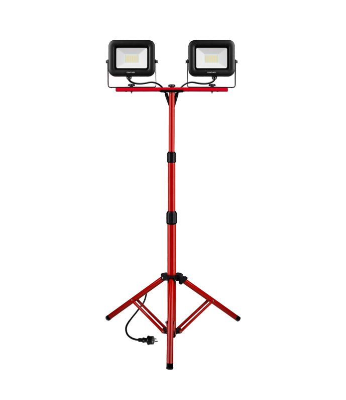 Lampe de Chantier LED Double 2x50W sur Trépied Télescopique