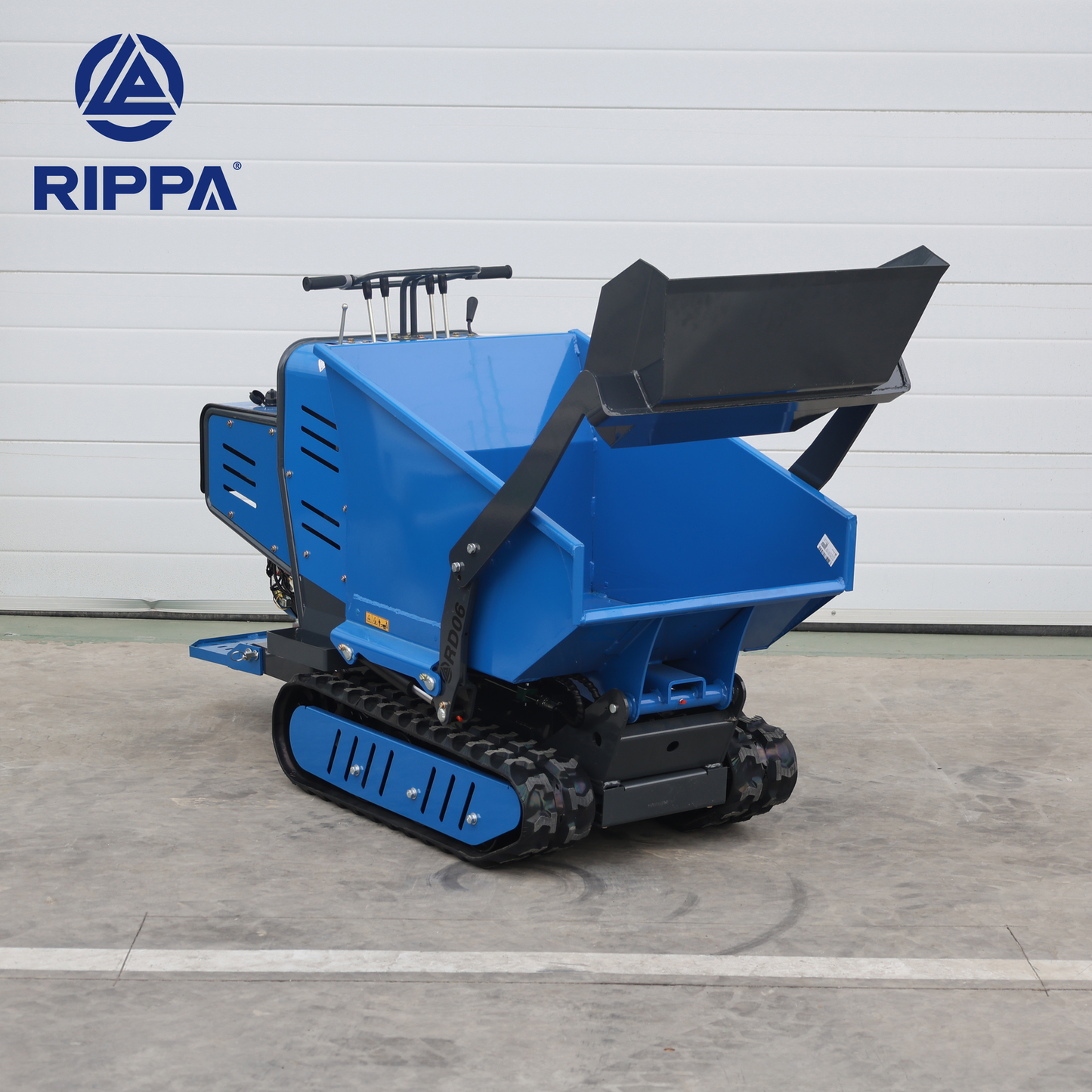 Dumper RIPPA RD06, mini-transporteur chenillé, benne 350kg DDP France