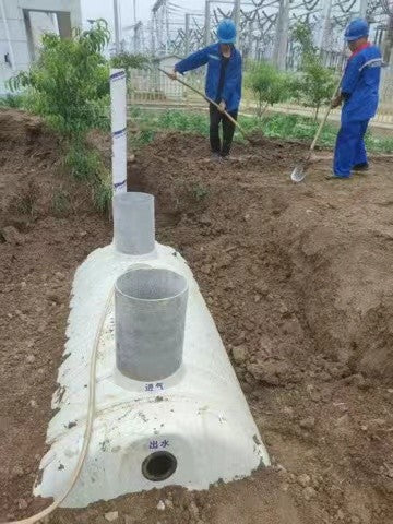 Cuve de récupération d'eau de pluie enterrée 2,5m³ + pompe