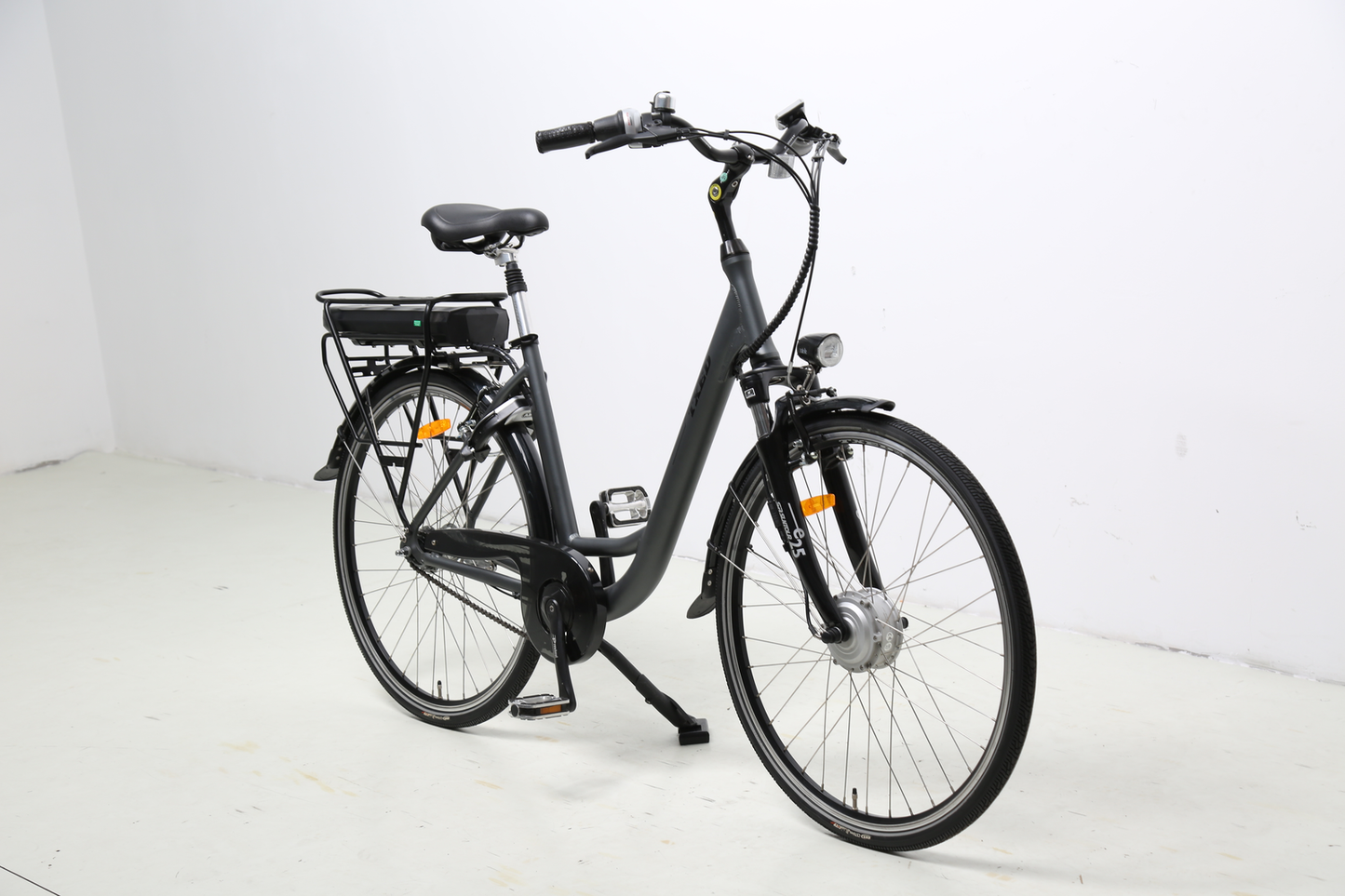 Vélo électrique femme E-times City 8600HT-R cadre bas