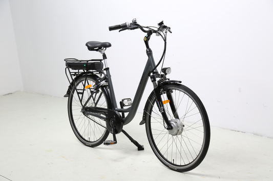 Vélo électrique femme E-times City 8600HT-R cadre bas